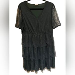 Siren Lily tiered dress sz XL 1X